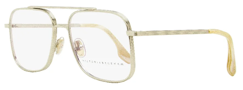 Victoria Beckham Women's Navigator Eyeglasses VB221 715 Light Gold 55mm