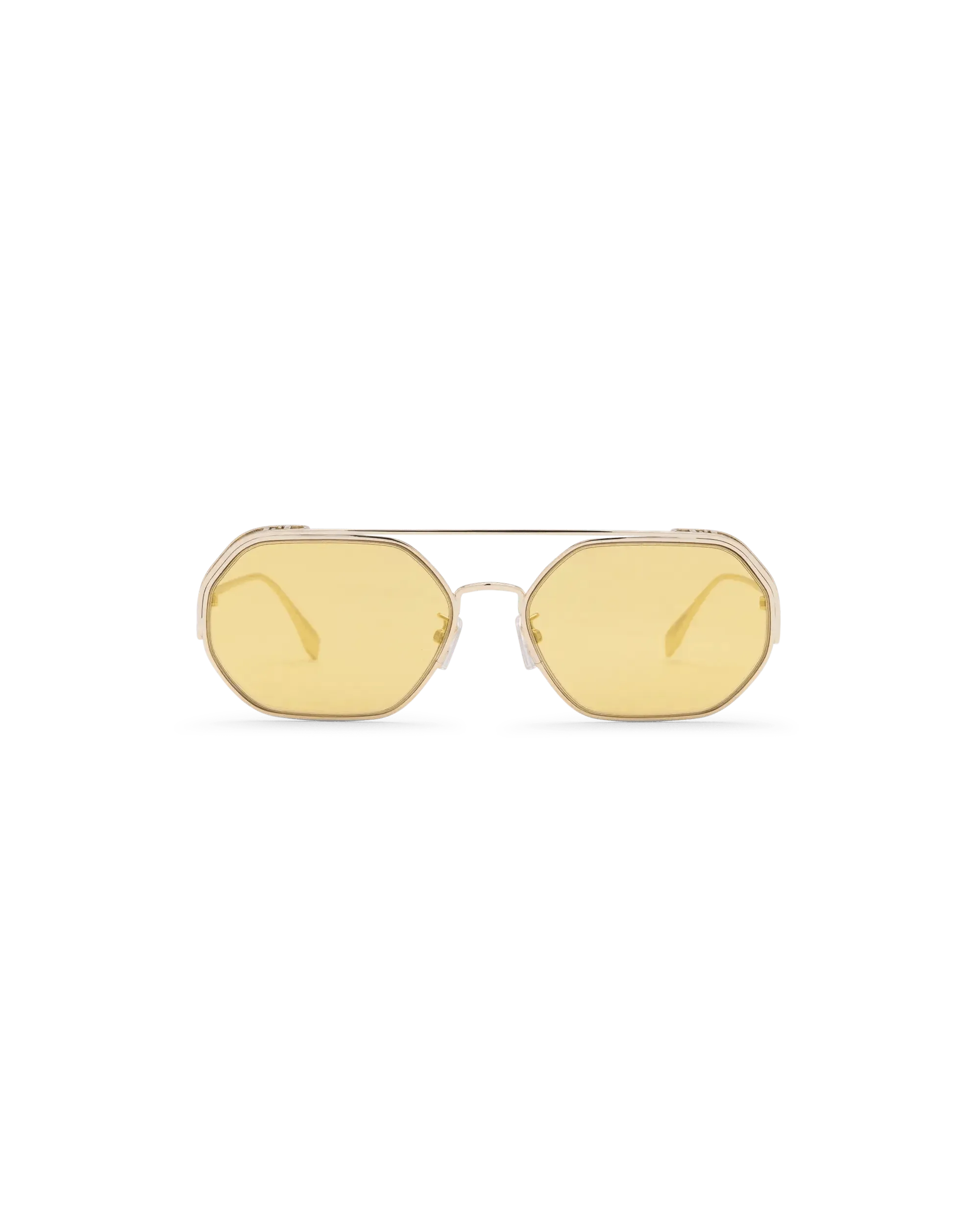 Yellow Lens O’Lock Hexagonal Sunglasses